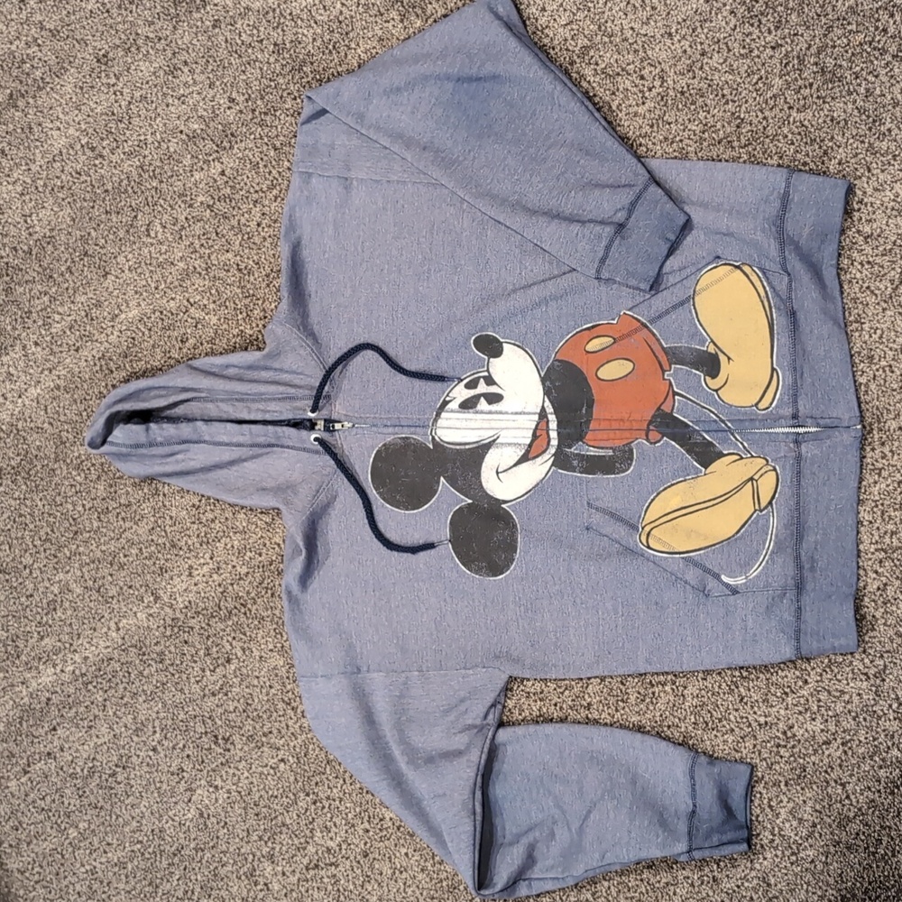 Disneyland Mickey mouse distressed hoodie